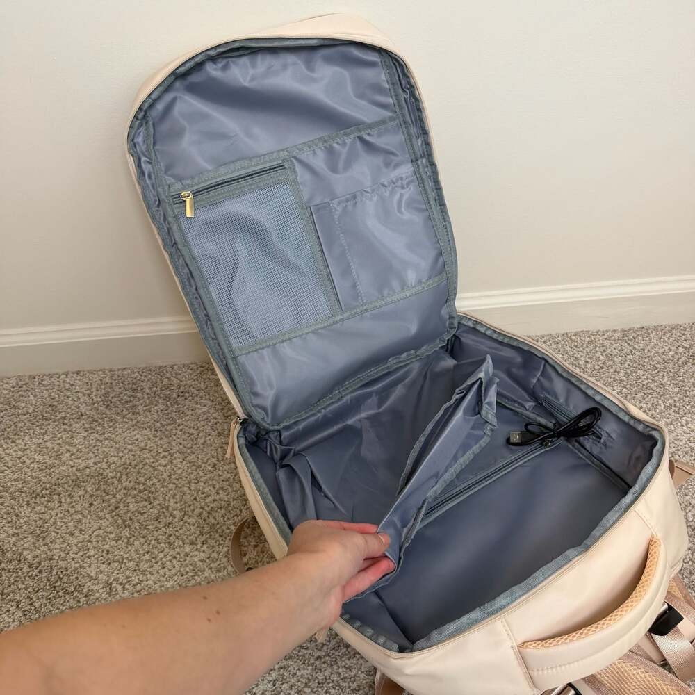 Light Pink Large Back Pack - Picture 6 of 8
